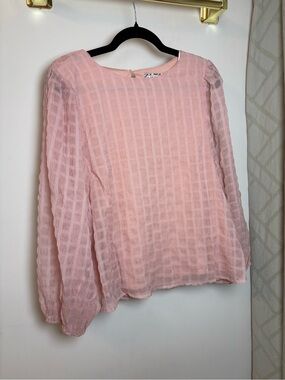 A. Calin By Flying Tomato Pink Blouse